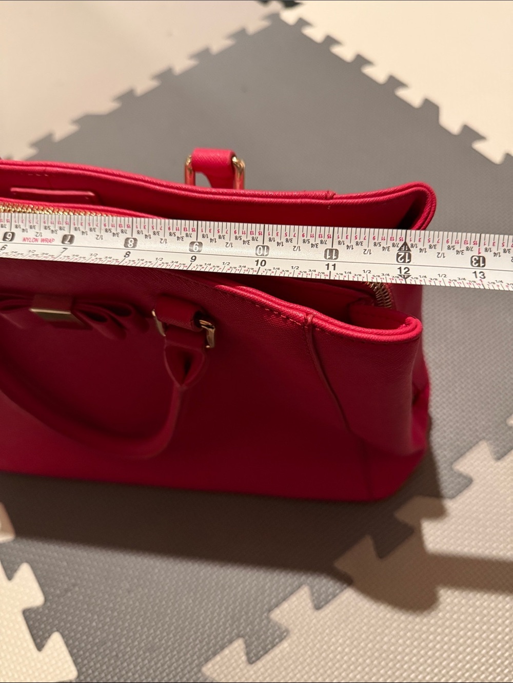 Danier Pink Tote Bag with Structured Design and Saffiano Finish - Picture 16 of 16